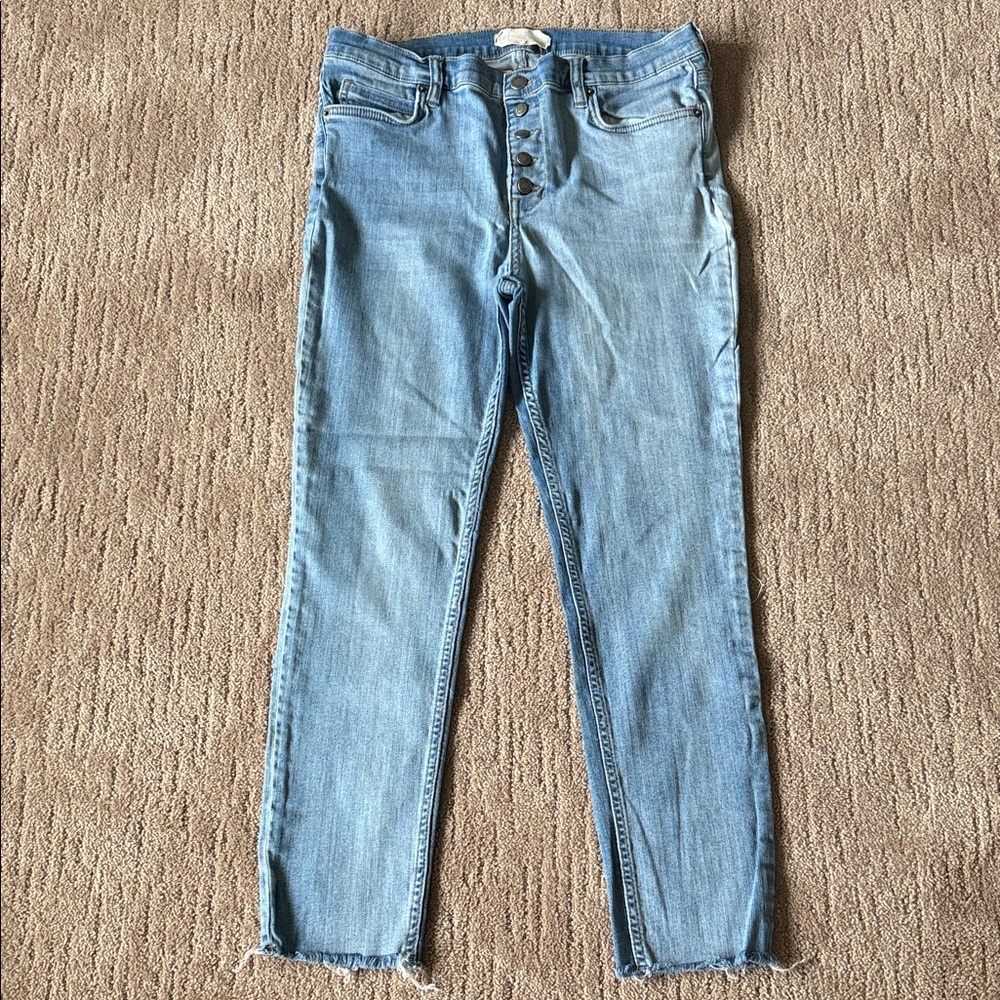 Free People Light Blue Skinny Jeans
